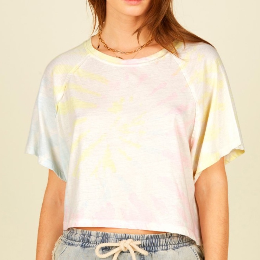 Vintage Havana Tie Dye Burnout Tee Size Small